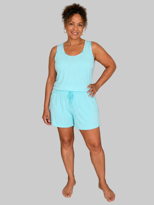Soft Bamboo Racerback Short Pyjama Set