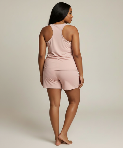 Soft Bamboo  Racerback Short Pyjama Set