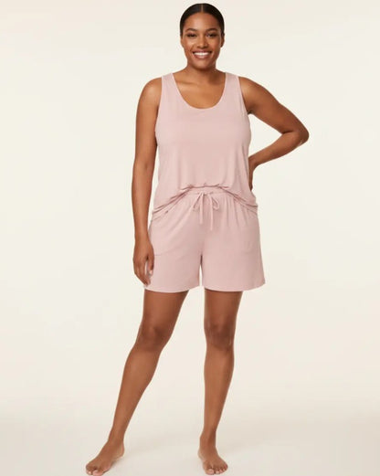 Soft Bamboo  Racerback Short Pyjama Set